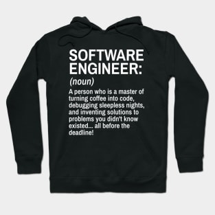 Software Engineer Funny Definition Engineer Definition / Definition of an Engineer Hoodie